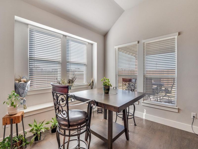 Furnished interior view inside a new home in Oaks of North Grove, Waxahachie (Image 14).