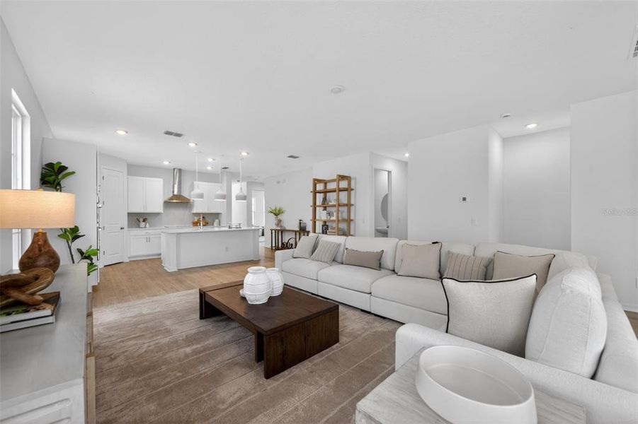 Furnished interior view inside a new home in Weslyn Park, St. Cloud (Image 12).