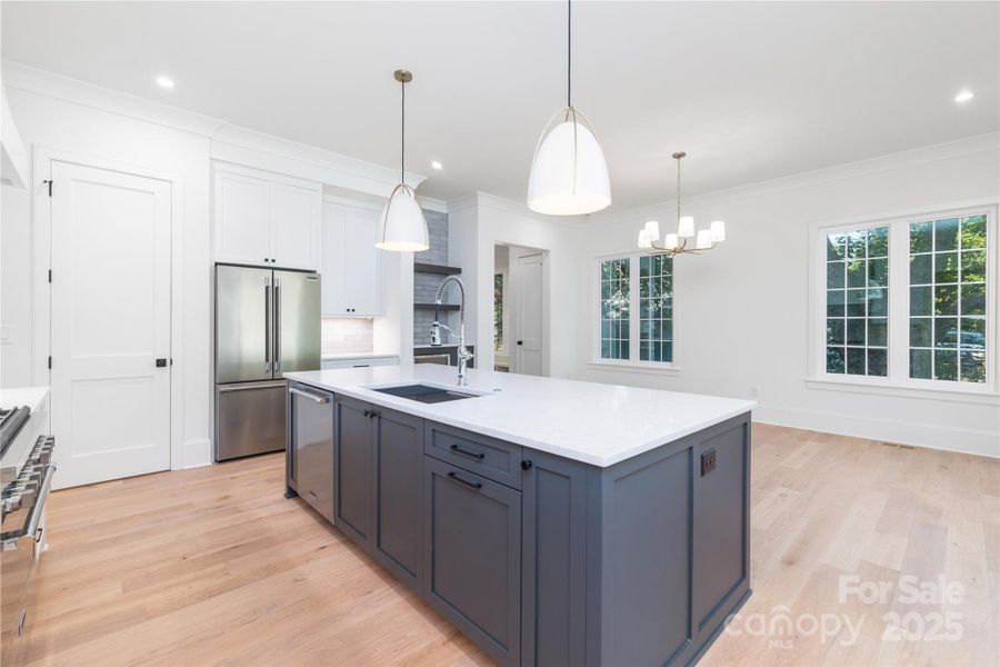 Furnished interior view inside a new home in , Charlotte (Image 12).