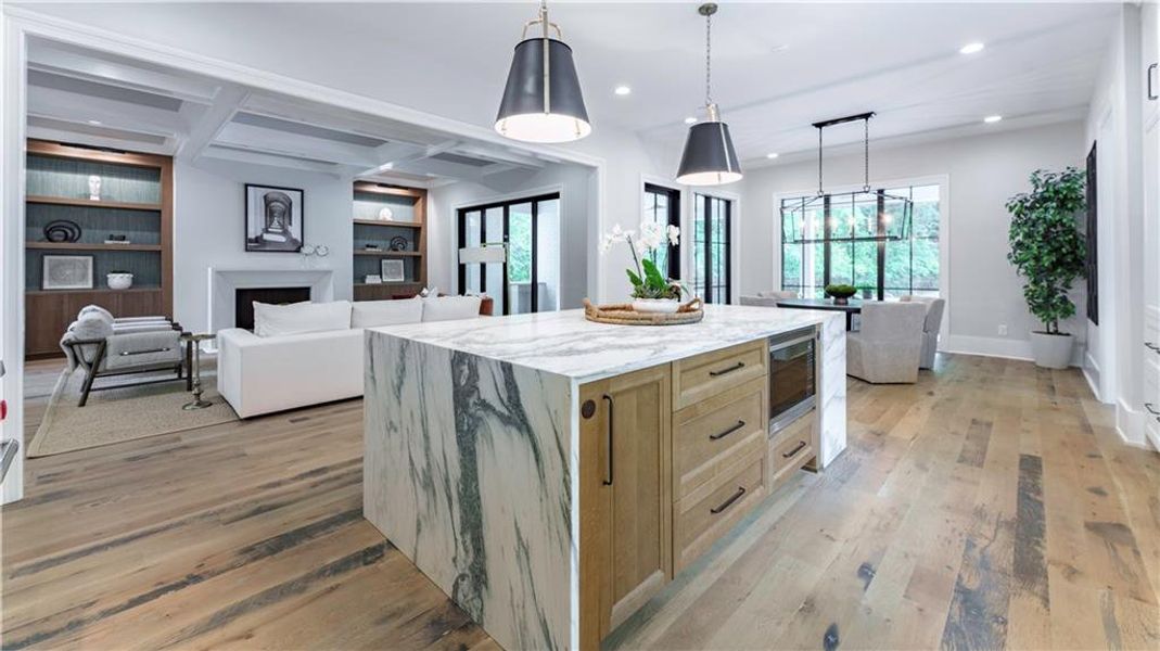 Furnished interior view inside a new home in , Atlanta (Image 37).