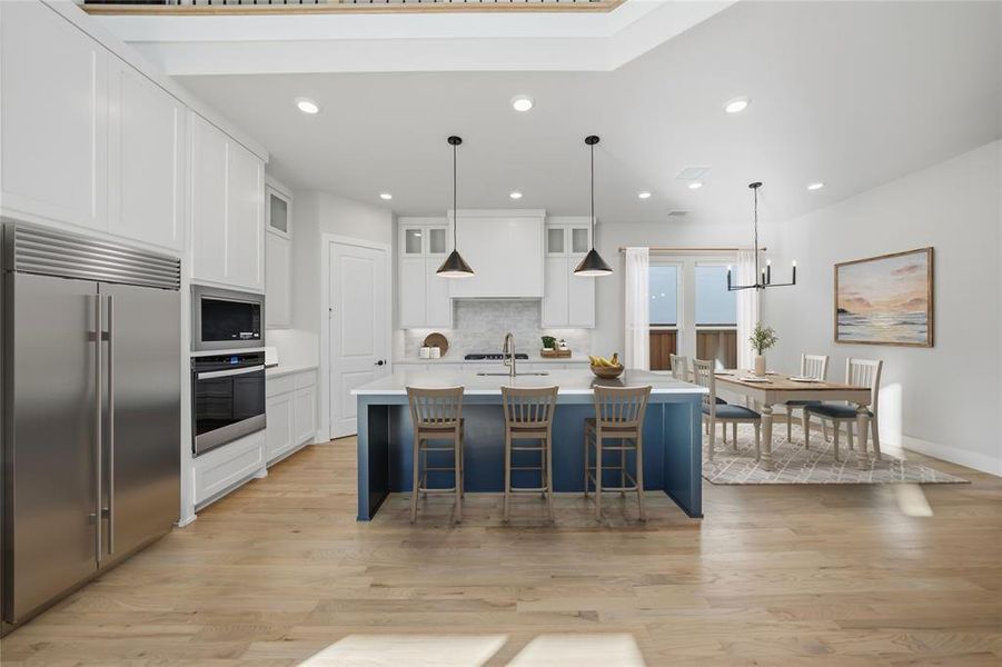 Furnished interior view inside a new home in Fields - 40' Lots, Frisco (Image 6).