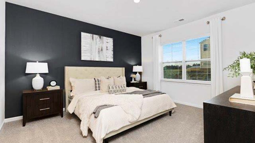 Furnished interior view inside a new home in Clark Creek Landing, Lincolnton (Image 16).