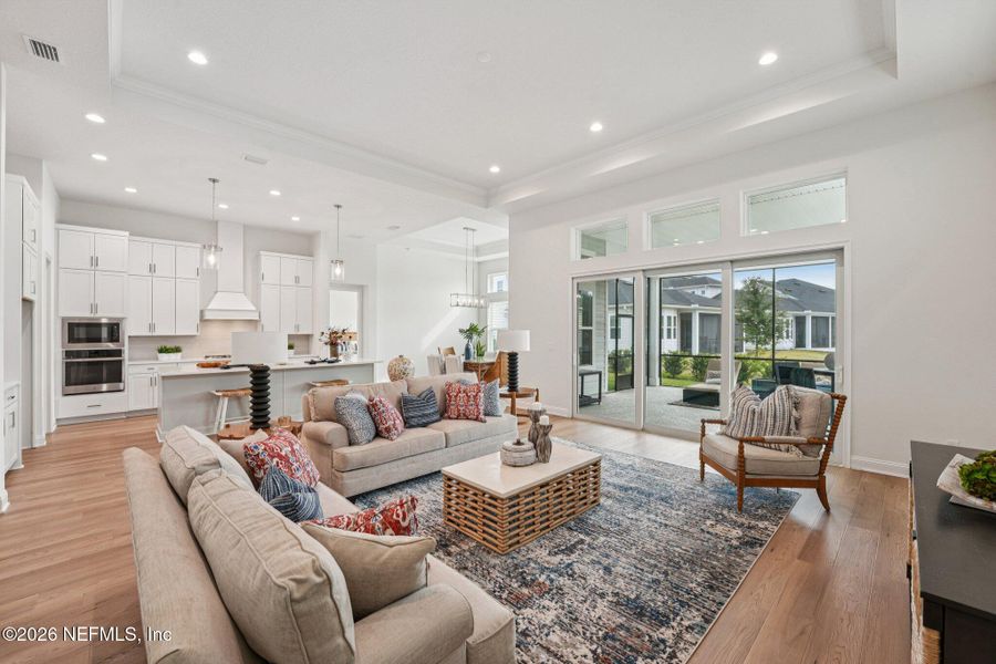 Furnished interior view inside a new home in Middlebourne, St. Johns (Image 11).