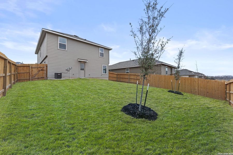Exterior details and patio area of a home in Preserve at Medina, Von Ormy (Image 2). Exterior details and patio area of a home in Preserve at Medina, Von Ormy (Image 2).