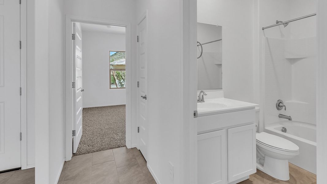 Representative furnished interior of a home built from the Pearl by D.R. Horton in Saguaro Bloom, Marana (Image 5).
