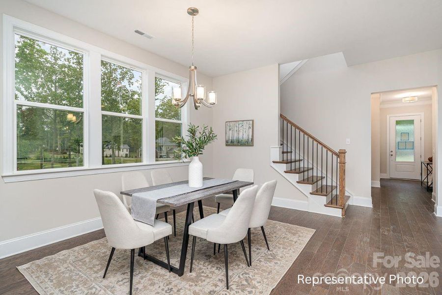 Furnished interior view inside a new home in , Cornelius (Image 12).
