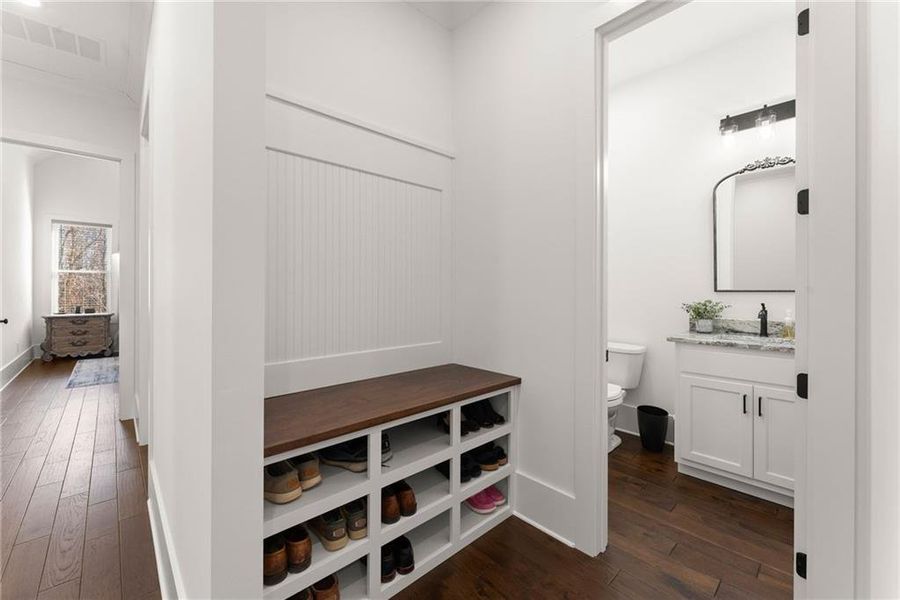 Furnished interior view inside a new home in , Cleveland (Image 45).