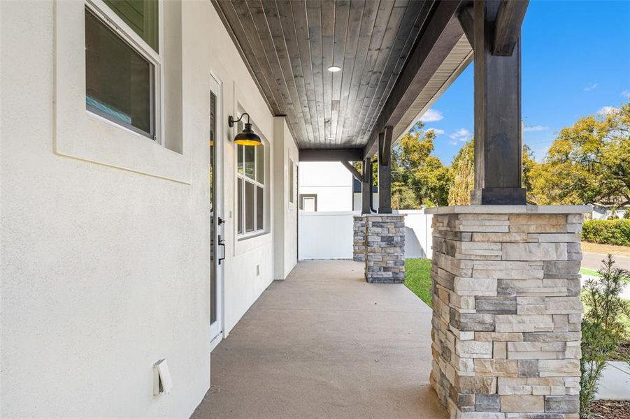 Exterior details and patio area of a home in , Tampa (Image 29). Exterior details and patio area of a home in , Tampa (Image 29).