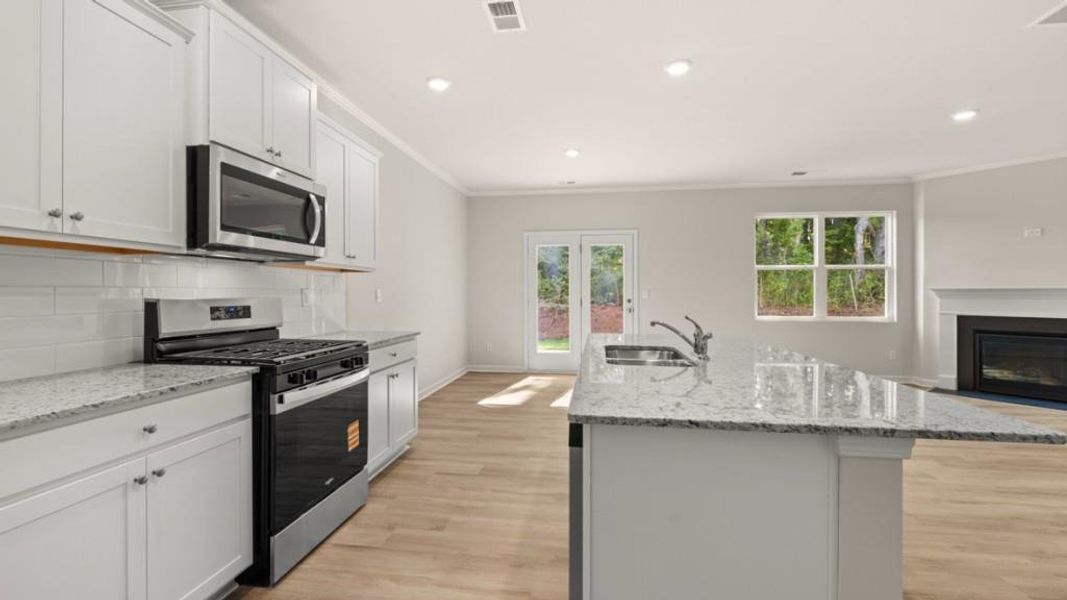 Furnished interior view inside a new home in Fairhaven, Lithia Springs (Image 5). Furnished interior view inside a new home in Fairhaven, Lithia Springs (Image 5).