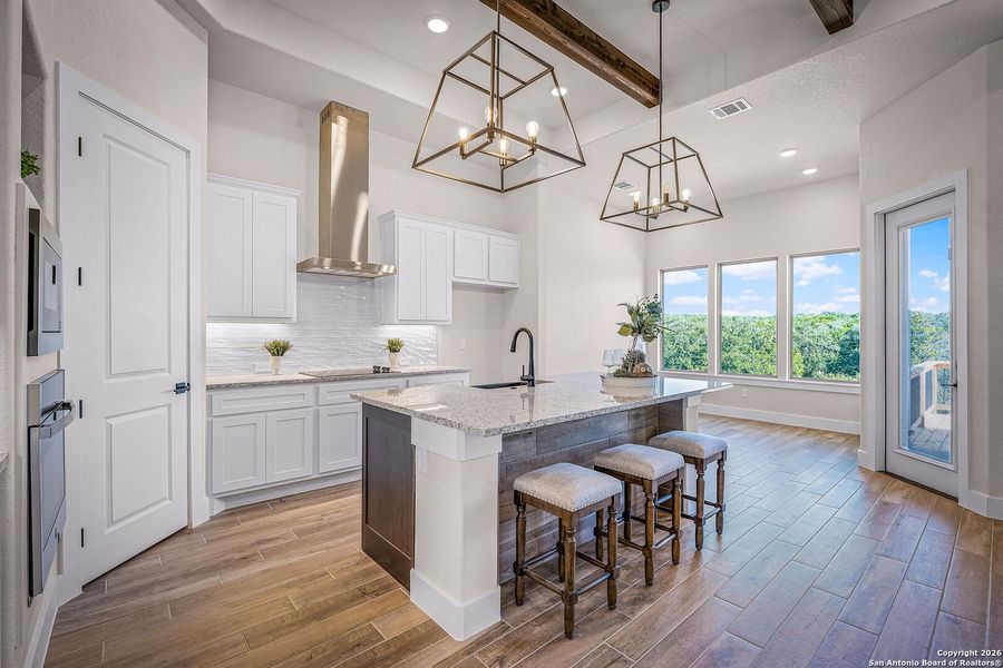 Furnished interior view inside a new home in , Spring Branch (Image 10).