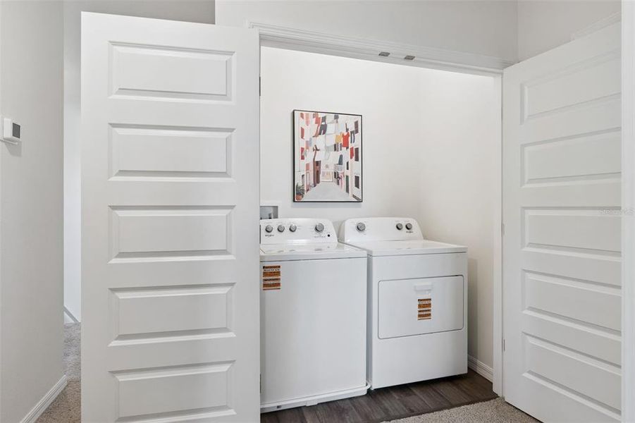 Furnished interior view inside a new home in Danbury at Ridgewood Lakes, Davenport (Image 18). Furnished interior view inside a new home in Danbury at Ridgewood Lakes, Davenport (Image 18).