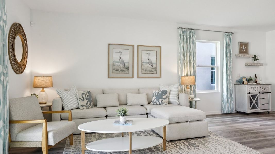 Furnished interior view inside a new home in Angeline, Land O' Lakes (Image 9).