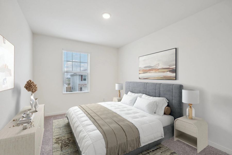 Representative furnished interior of a home built from the Barnard by Starlight Homes in The Wilder, Adkins (Image 9).