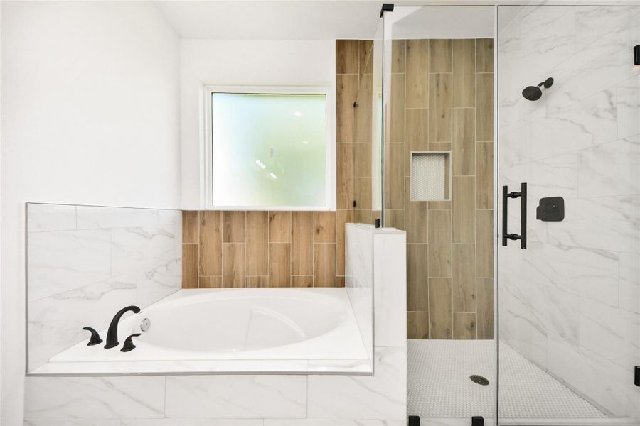 Furnished interior view inside a new home in , Hempstead (Image 17).
