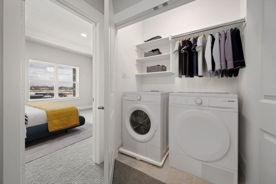 Furnished interior view inside a new home in Mosaic, Prosper (Image 26).