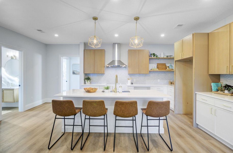 Furnished interior view inside a new home in , Charleston (Image 13).