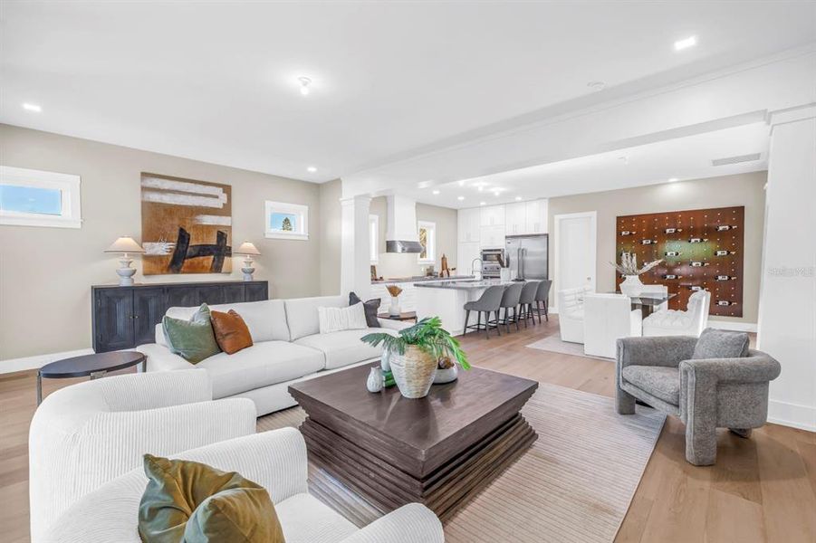 Furnished interior view inside a new home in , St. Petersburg (Image 42).