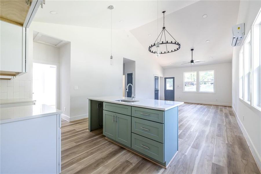 Furnished interior view inside a new home in , Atlanta (Image 10).