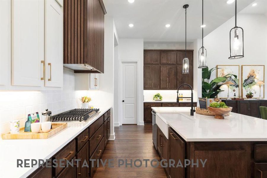 Furnished interior view inside a new home in Goodland, Midlothian (Image 9).