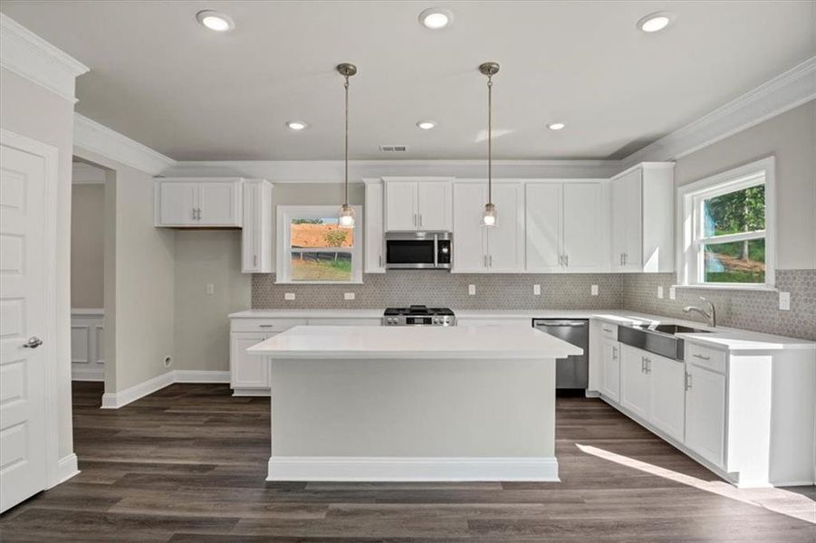 Furnished interior view inside a new home in Tuscany Hills, Douglasville (Image 15).