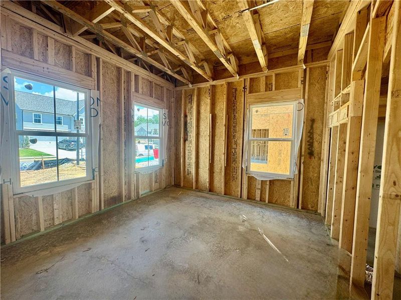 In-progress construction of a new home in Eastlyn Crossing, Flowery Branch, GA (Image 13). In-progress construction of a new home in Eastlyn Crossing, Flowery Branch, GA (Image 13).