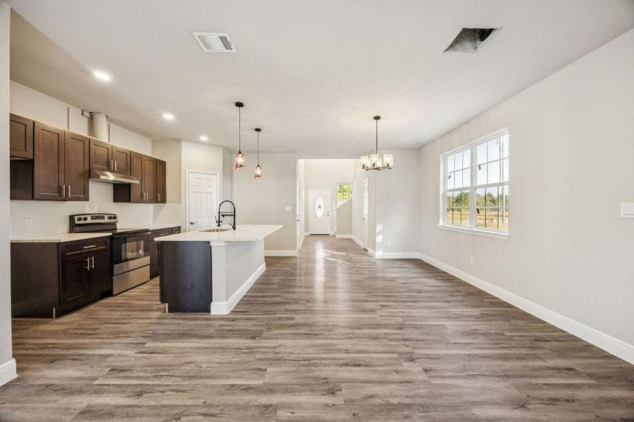 Furnished interior view inside a new home in , Cleveland (Image 4). Furnished interior view inside a new home in , Cleveland (Image 4).