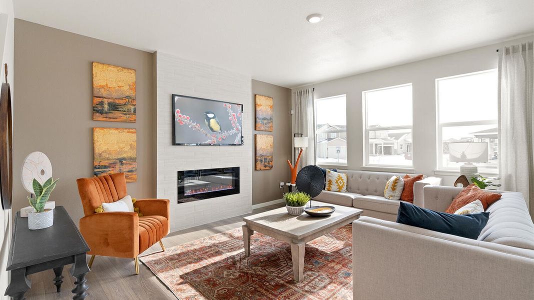 Furnished interior view inside a new home in Hansen Farm, Fort Collins (Image 7).