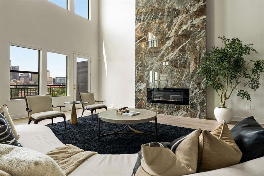 Furnished interior view inside a new home in , Dallas (Image 15). Furnished interior view inside a new home in , Dallas (Image 15).