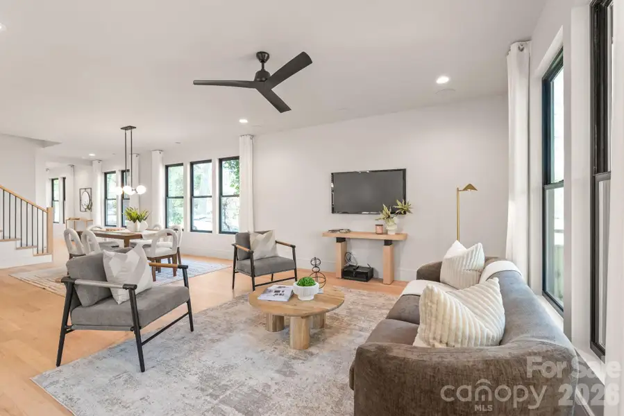 Furnished interior view inside a new home in , Charlotte (Image 5).