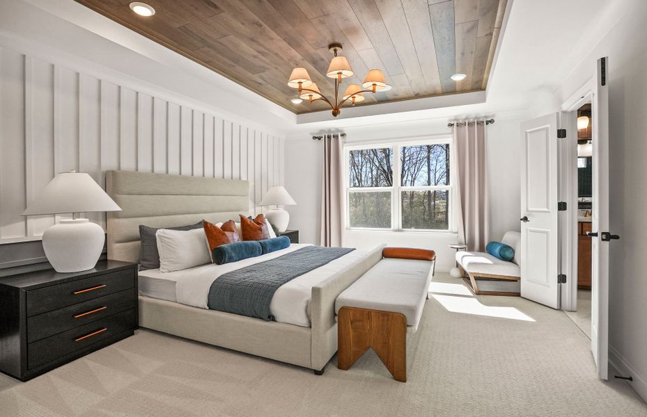 Furnished interior view inside a new home in Kinsdale, Lancaster (Image 10).