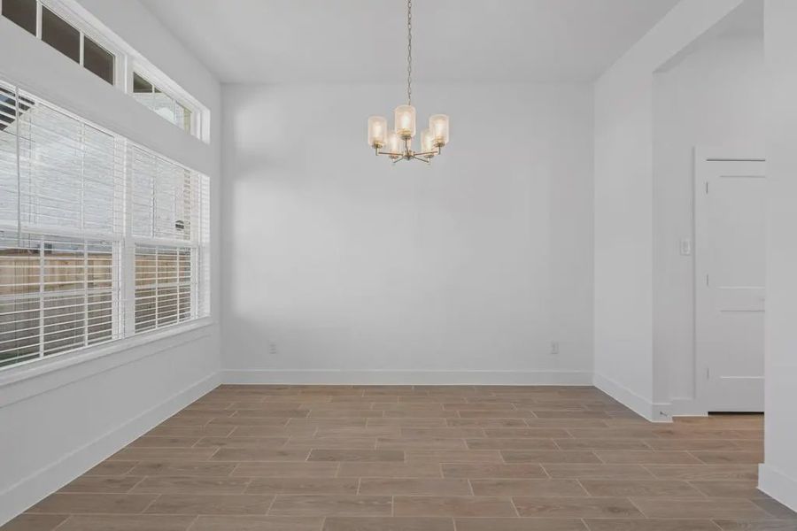Representative unfurnished interior of a home built from the Emma by Chesmar Homes in Bridgeland, Elgin (Image 28).