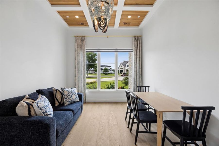 Furnished interior view inside a new home in , Southlake (Image 10).