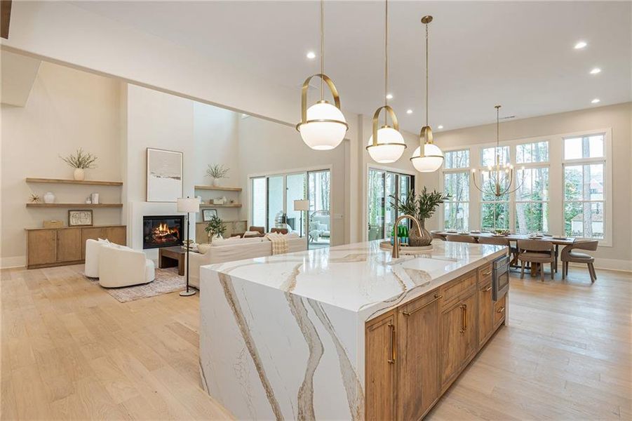 Furnished interior view inside a new home in , Alpharetta (Image 40).