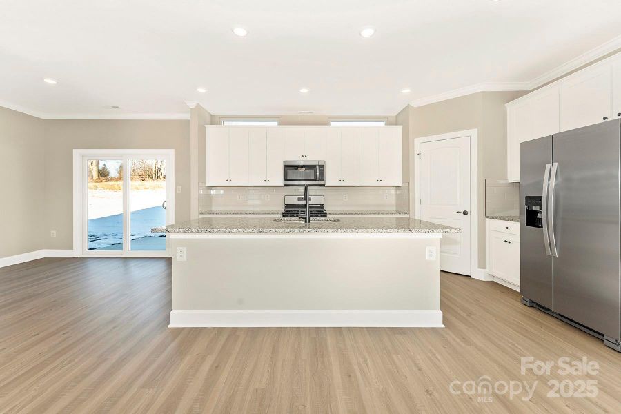 Furnished interior view inside a new home in , Winston-Salem (Image 3).