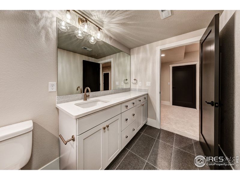 Basement bathroom