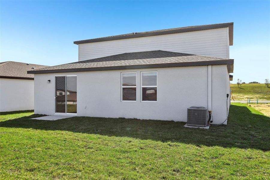 Exterior details and patio area of a home in Benton Hills - Classic Series, Brooksville (Image 3). Exterior details and patio area of a home in Benton Hills - Classic Series, Brooksville (Image 3).
