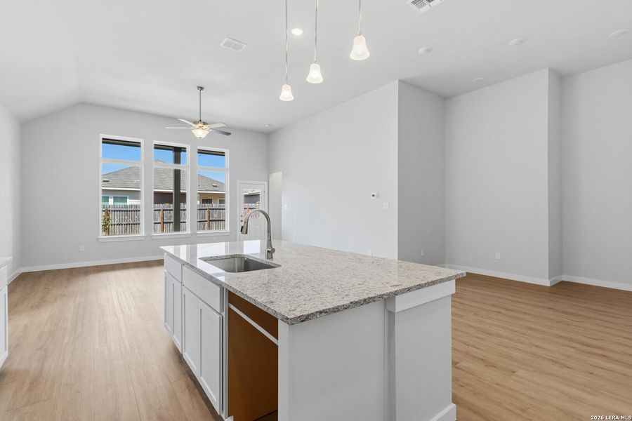 Furnished interior view inside a new home in Cordova Crossing, Seguin (Image 16).
