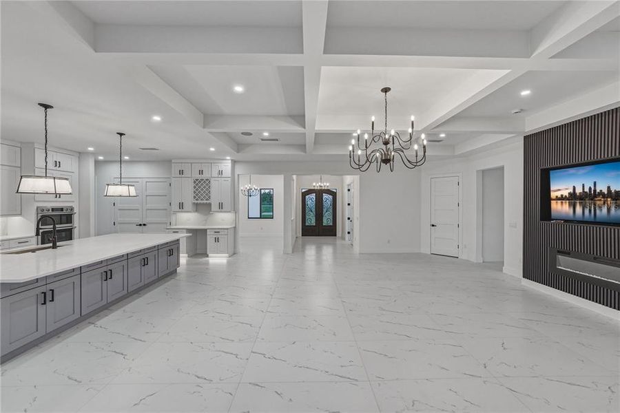 Furnished interior view inside a new home in , Dover (Image 55).