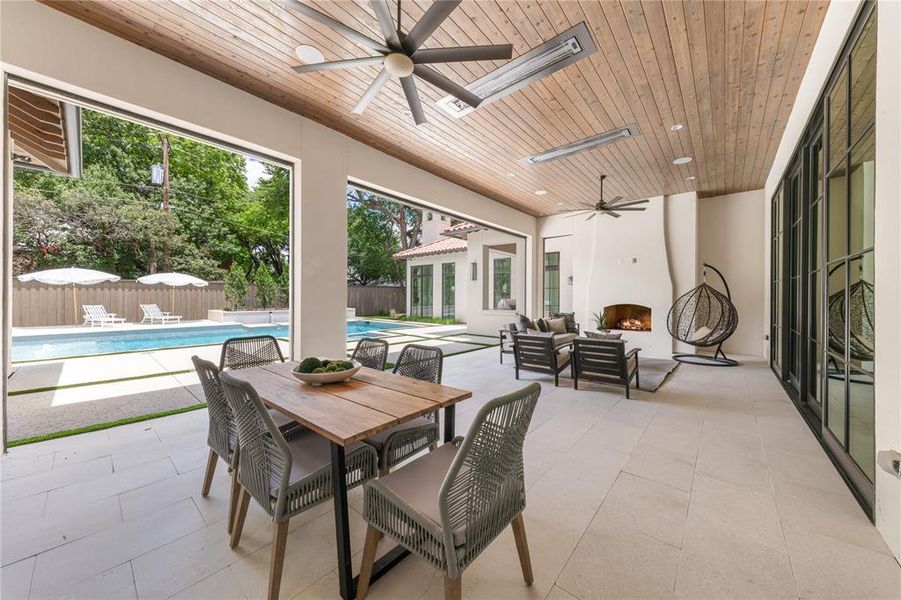 Exterior details and patio area of a home in , Dallas (Image 25). Exterior details and patio area of a home in , Dallas (Image 25).