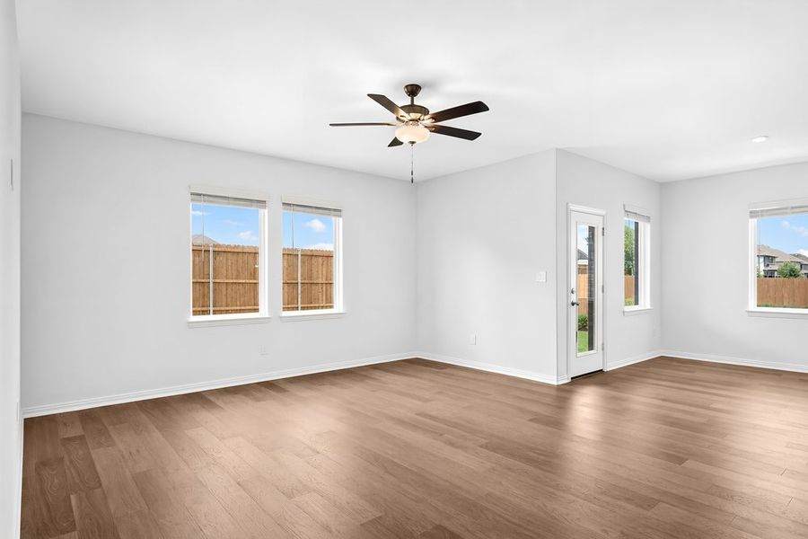 Spacious, unfurnished interior of a new home in Parks at Foster Crossing, Anna (Image 15). Spacious, unfurnished interior of a new home in Parks at Foster Crossing, Anna (Image 15).