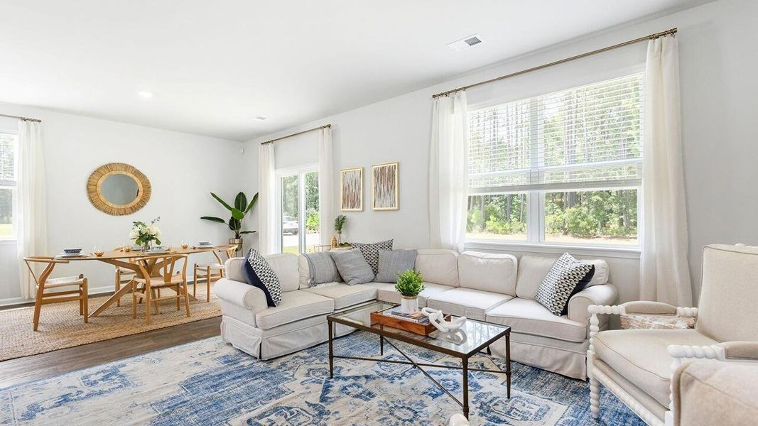 Furnished interior view inside a new home in Havenwood, North Charleston (Image 14).