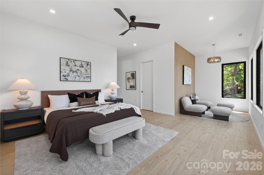 Furnished interior view inside a new home in , Norwood (Image 8).