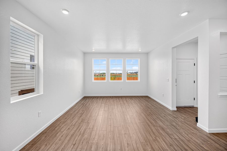 Spacious, unfurnished interior of a new home in Farmlore, Brighton (Image 11). Spacious, unfurnished interior of a new home in Farmlore, Brighton (Image 11).