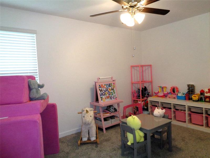 Study could be used as a 5th Bedroom.  Currentyly used as a playroom