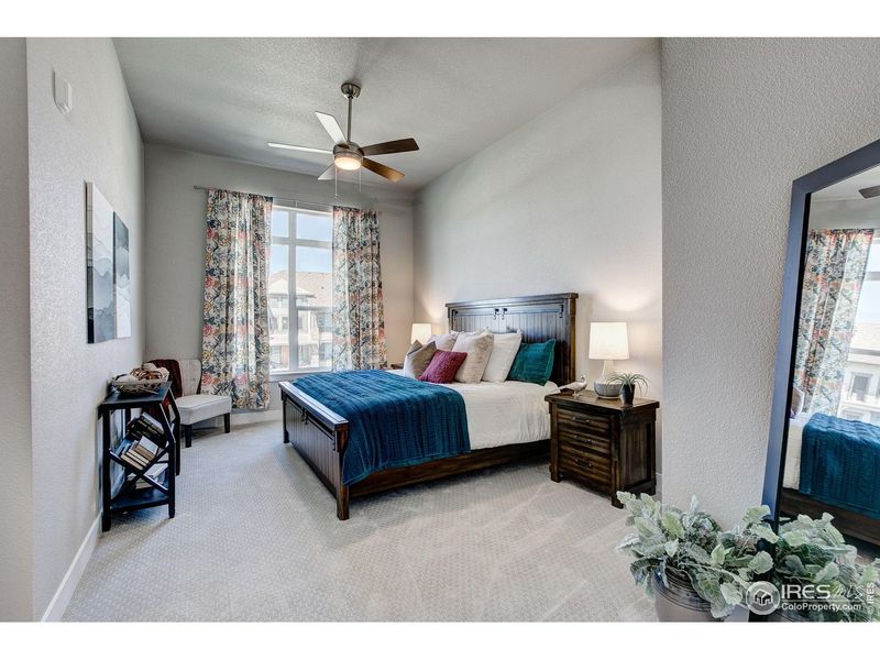 Furnished interior view inside a new home in Highlands at Fox Hill - The Towns, Longmont (Image 24).