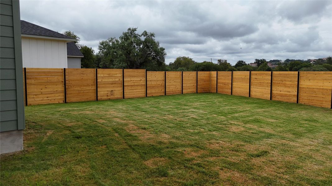 New Fence