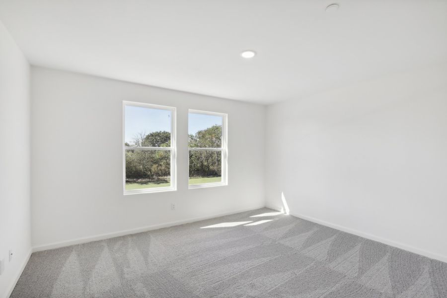 Representative unfurnished interior of a home built from the Orbit by Starlight Homes in Coyote Meadows, Anna (Image 20). Representative unfurnished interior of a home built from the Orbit by Starlight Homes in Coyote Meadows, Anna (Image 20).
