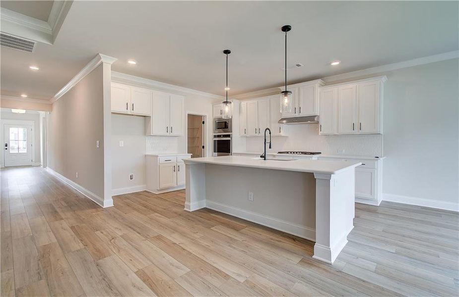 Furnished interior view inside a new home in Mallard’s Landing, Jefferson (Image 16).