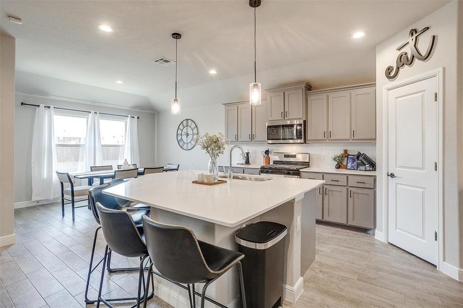 Furnished interior view inside a new home in , Cedar Hill (Image 14). Furnished interior view inside a new home in , Cedar Hill (Image 14).