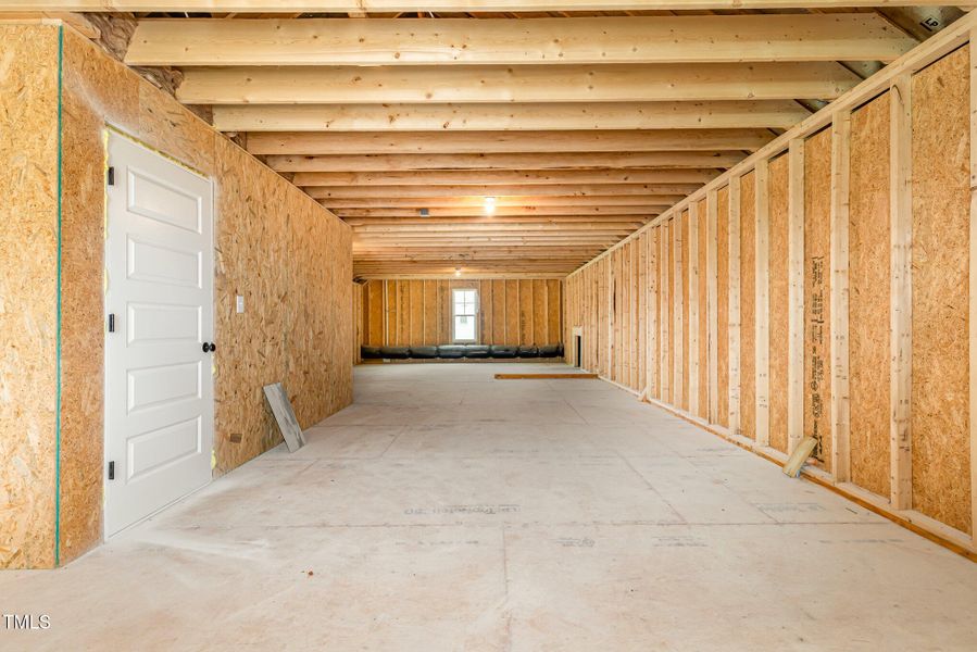 Over 1100 Sq Ft unfinished